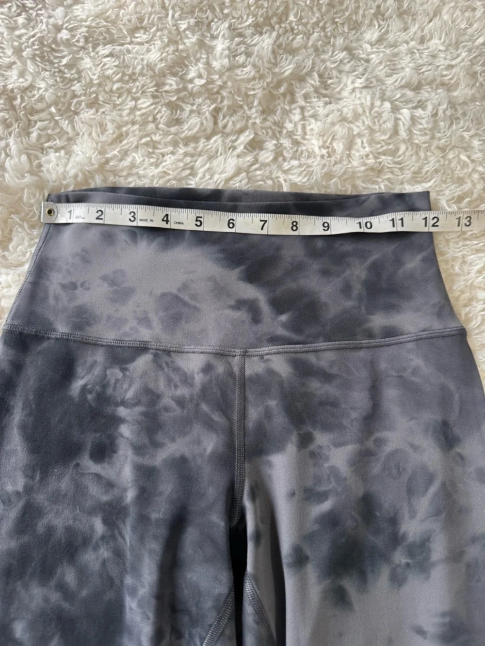 Lululemon Align Pant 26” Diamond Dye Pitch Grey Graphite Grey Leggings Sz 6